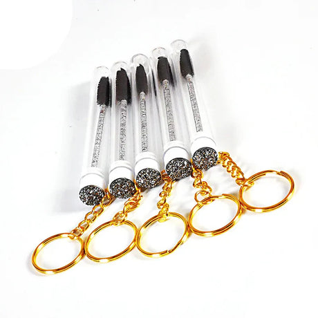 Mascara Wand Tubes Eyebrow Brush Diamond Key