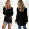 Women' Winter Fleece Fluffy Sweater Jumper Ladies Warm