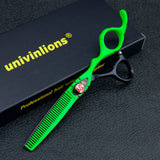 Black Green Hair Scissors Barber Hairdressing Tools