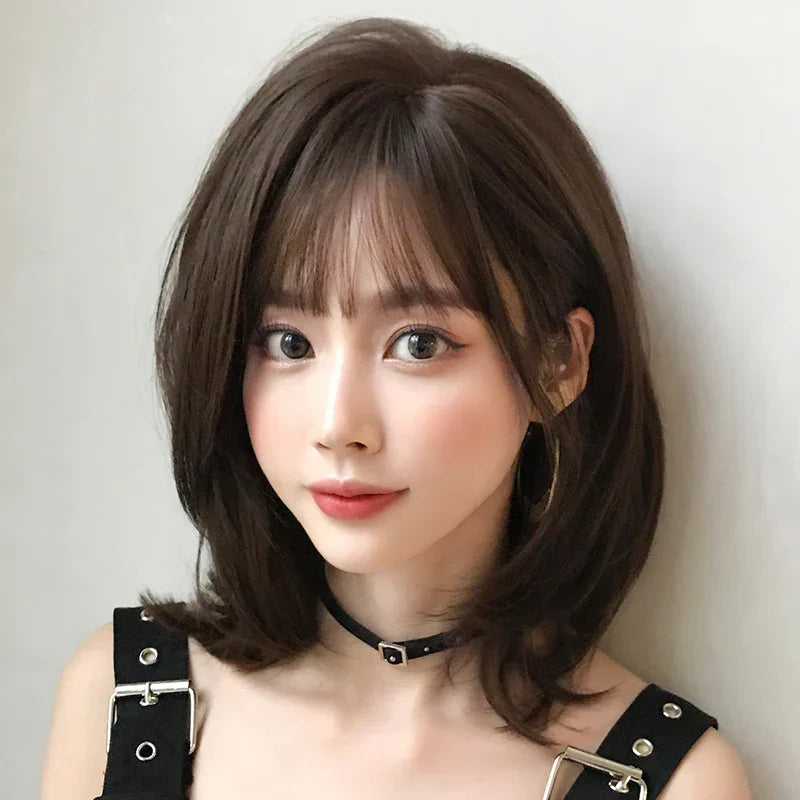 Jhh Wigs Black Short Bob Wig For Girl