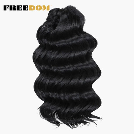 Freedom Deep Wavy Twist Crochet Hair Synthetic Curly