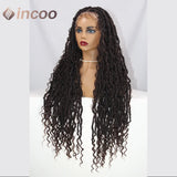 Butterfly Loc Dark Ginger Full Lace Front Braided