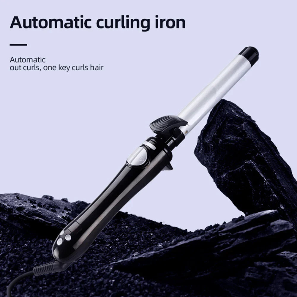 New Mm Automatic Rotating Curling Iron Ceramic Barrel