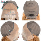 Ginger Blonde Lace Front Wigs Pre Pluck