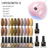 Gel Nail Polish Set With W