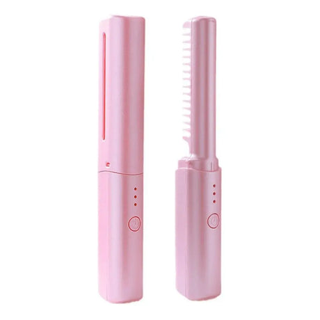 In Lazy Wireless Hair Hot Comb Mini Rechargeable