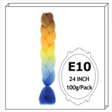 Synthetic Long Jumbo Ombre Braiding Hair For Women