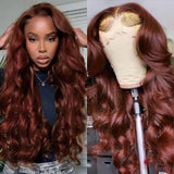 Reddish Brown Body Wave Lace Front Wig