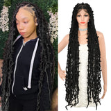 Kaylss Full Double Lace Knotless Locs Braided