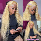 Wiggogo Blonde Lace Front Wig Glueless Hd Lace