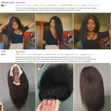 Hd Transparent  Lace Frontal Wig Kinky