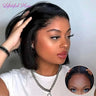 Glueless Bob Hair Wig Human Hair Ready To