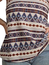 Women' Vintage Off Shoulder Sleeveless Boho Tanks And