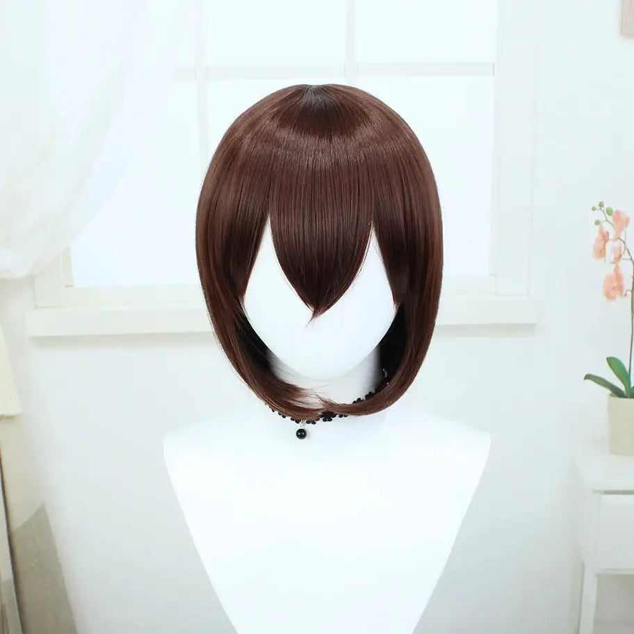 Short Inches Straight Synthetic Wig For Cosplay