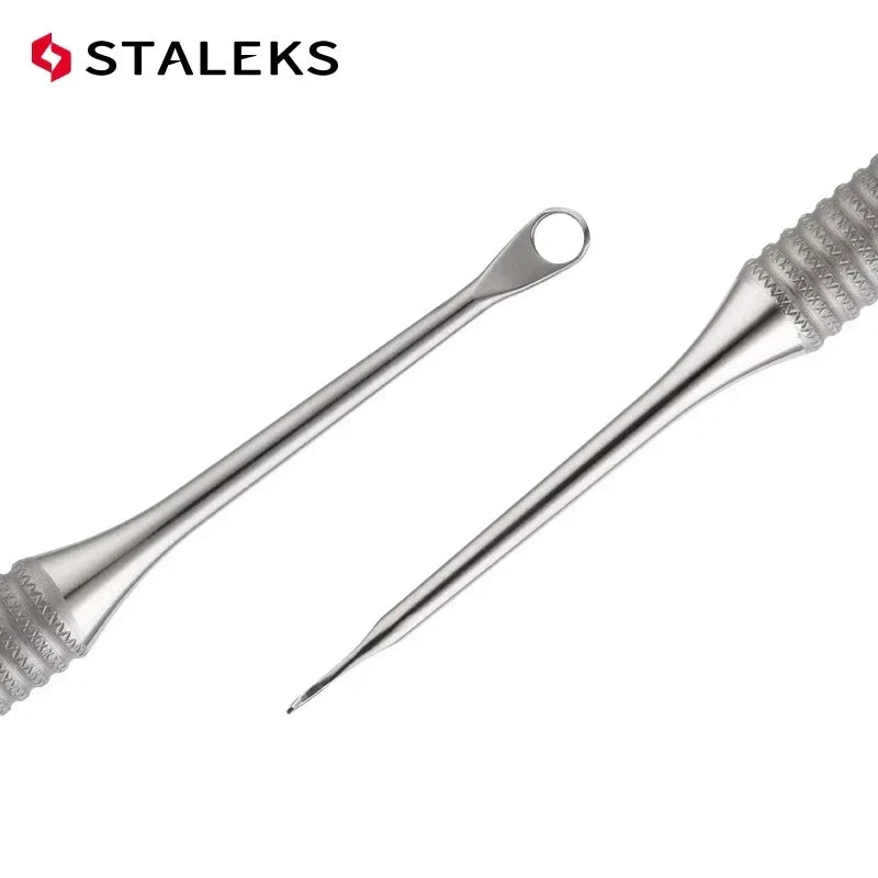 Staleks Manicure Dead Skin Double-Headed Steel Push Ring-Shaped