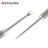 Staleks Manicure Dead Skin Double-Headed Steel Push Ring-Shaped