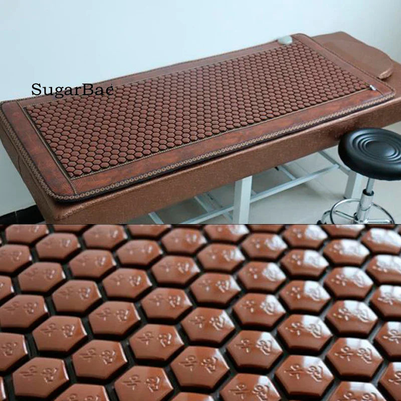 Electric Heated Sofa Cushion Massage Seat Tourmaline Mattress