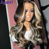 Highlights Wig Human Hair Hd