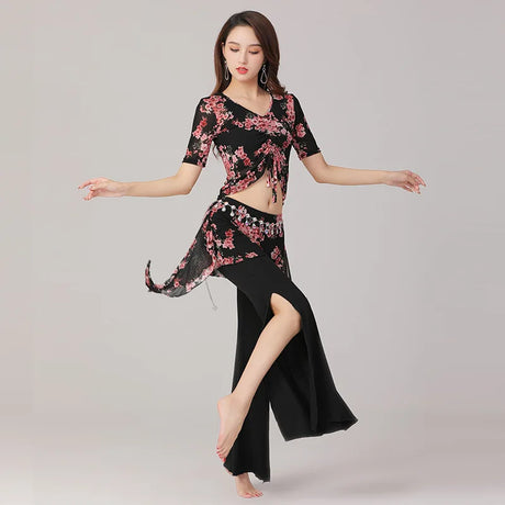 Belly Dance Clothes Set Modern Dance Suit Danse