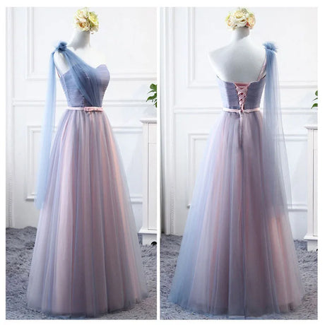 Elegant Chiffon Long Prom Evening Guest Dresses For