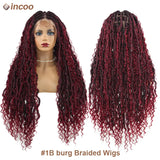 Boho Full Lace Front Wig Knotless Box Braided