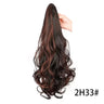 Ponytail Extension Wavy Curly Ponytail Hair Extension Synthetic