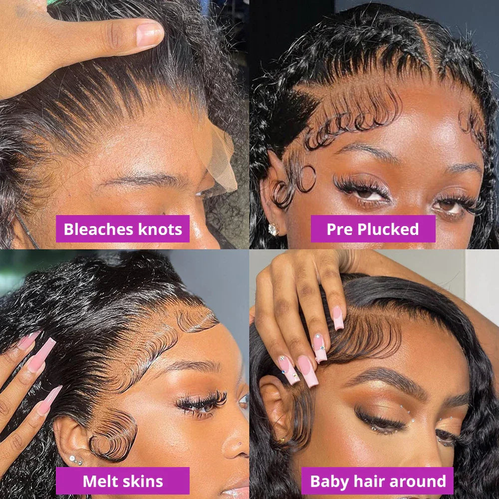 Transparent Hd Water Wave Lace Front