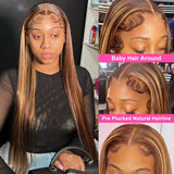 Highlight Ombre Hd Transaprent Lace Front