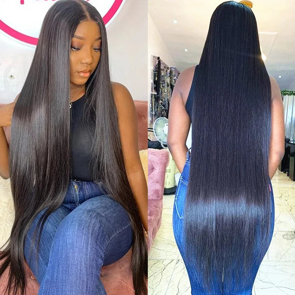 Wigirl Bone Straight Human Hair Weave Bundle Brazilian