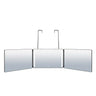 Way Mirror With Lights Cosmetic Mirror Trifold Hair
