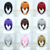 Short Inches Straight Synthetic Wig For Cosplay