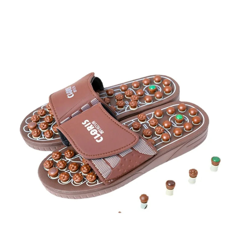 Jade Massage Button Slippers Feet Massager Acupoint Massage