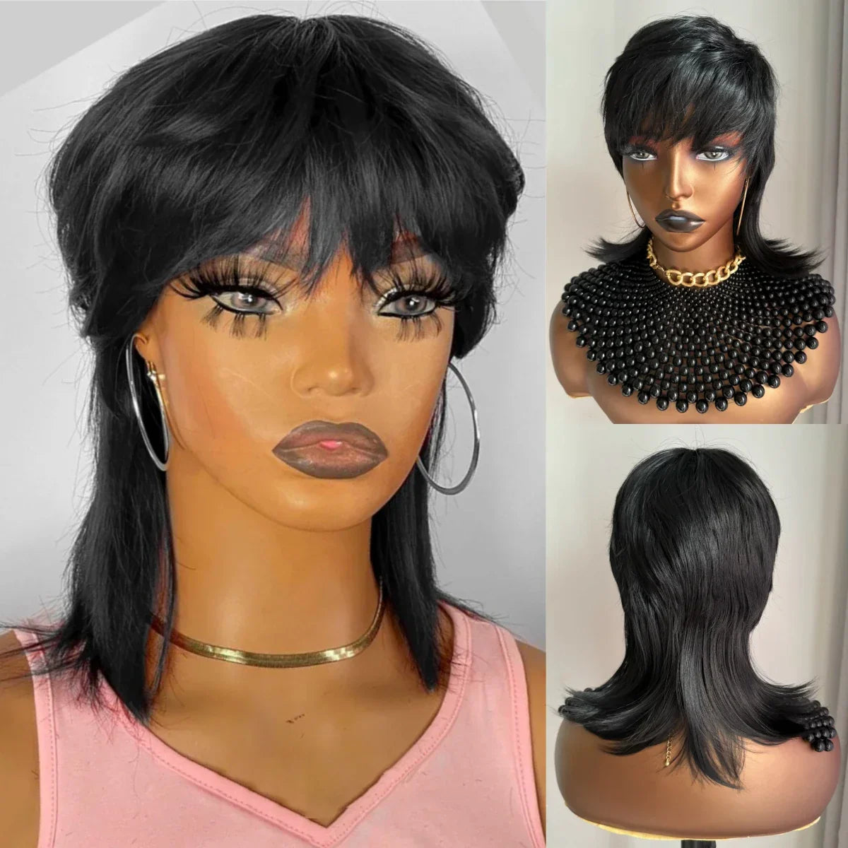 Wigera Synthetic Short Pixie Cut Wigs On Sale