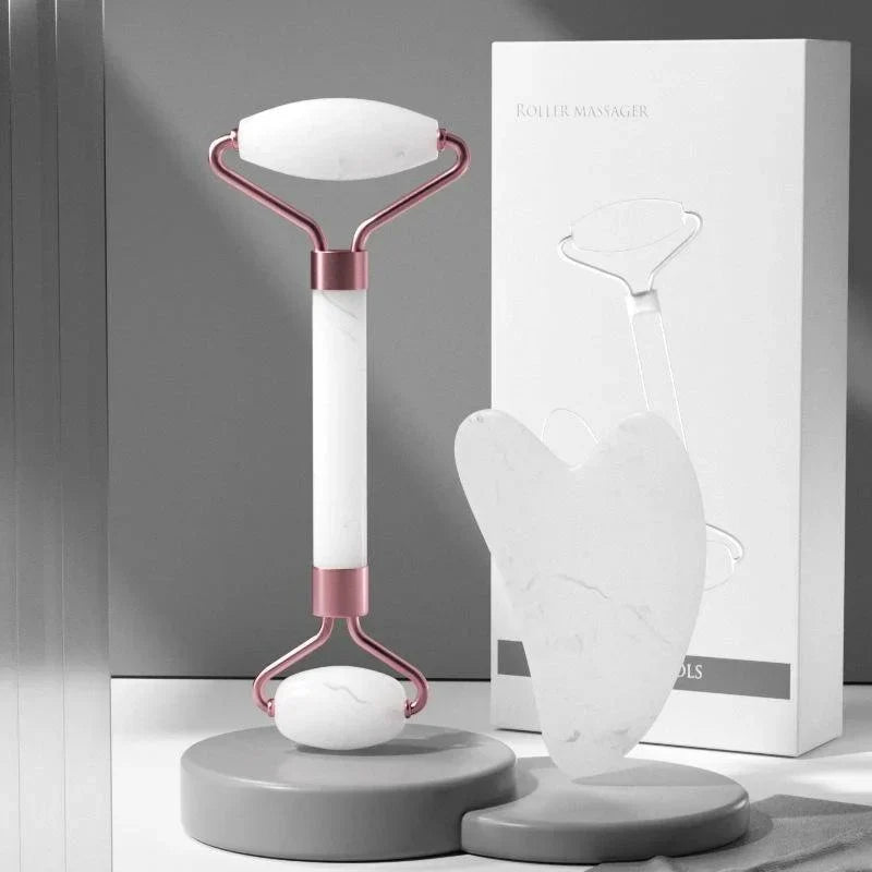 Facial Roller Gua Sha Board Anti Aging Massager