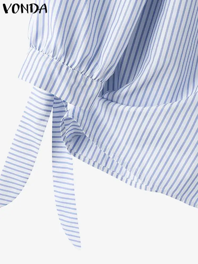 Vonda Women Blouse Elegant Shirts Autumn /