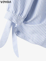 Vonda Women Blouse Elegant Shirts Autumn /