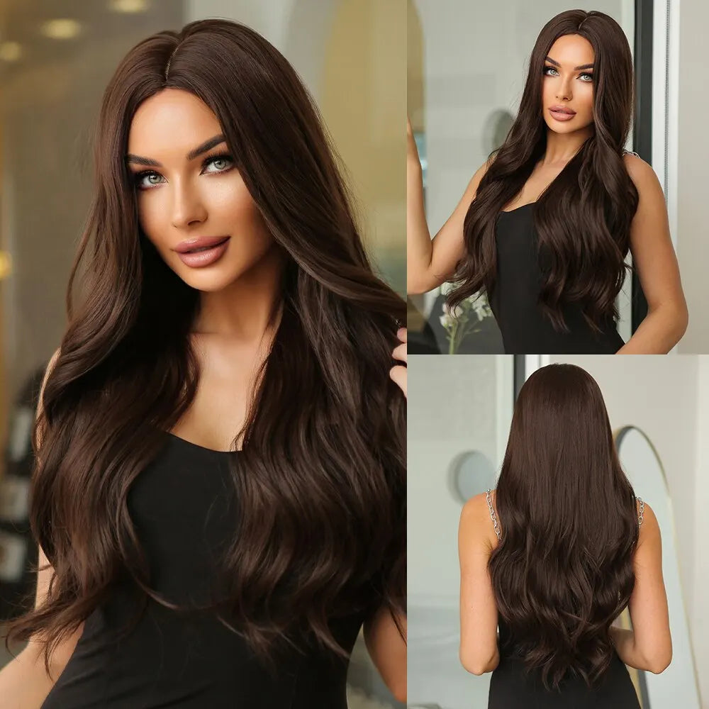 Black Wave Wigs For Women Long Natural Curly