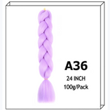 Synthetic Long Jumbo Ombre Braiding Hair For Women