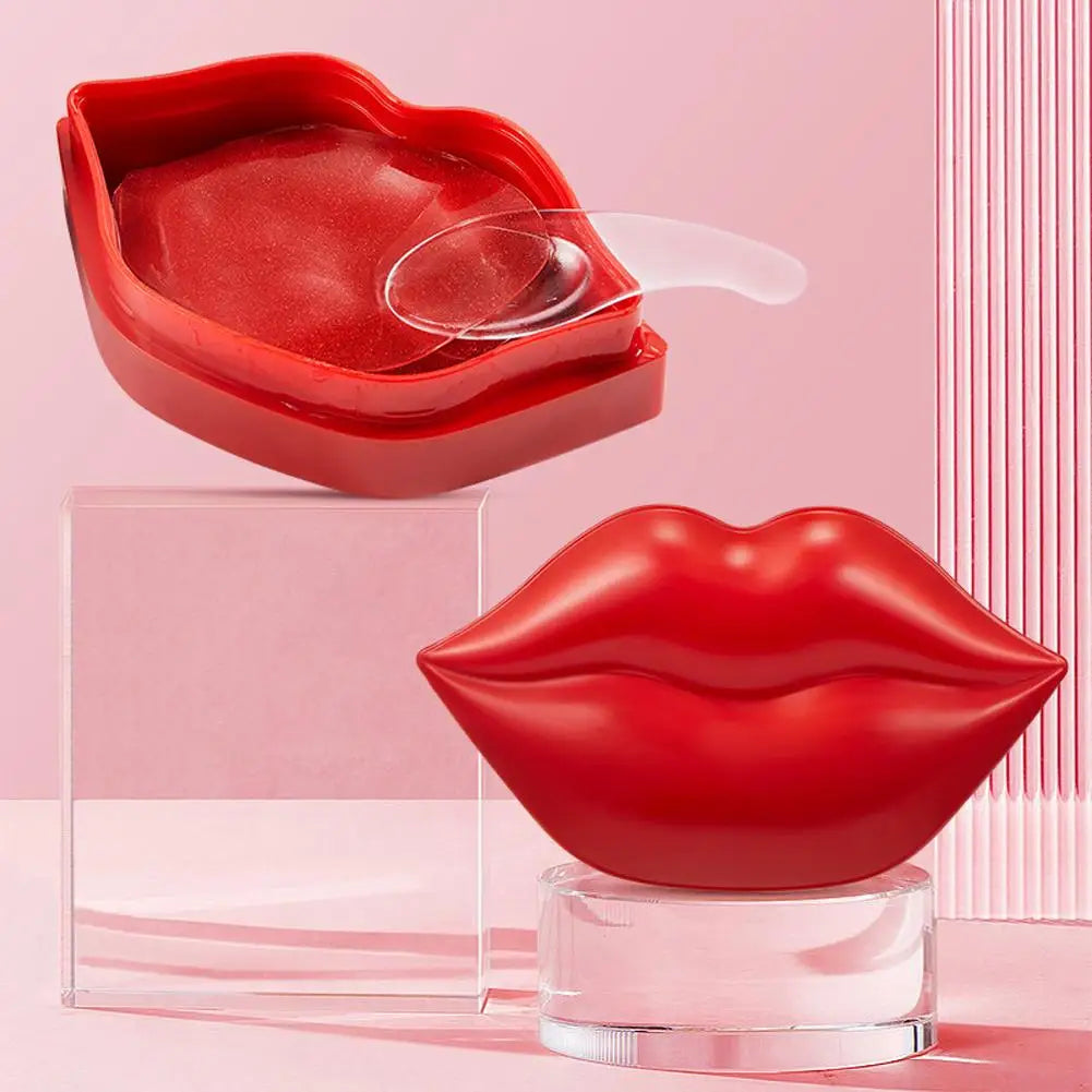 Red Collagen Lip Mask Crystal Lip Pads