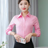 White Shirt Woman 6Xl Blouse Office Lady Pink