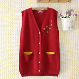 Loose Sweaters Vest Women Clothing 4Xl Loose Fit
