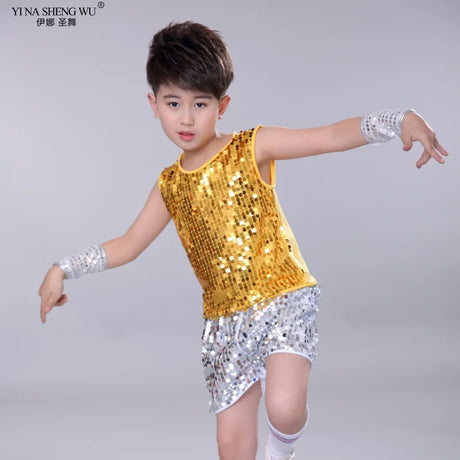 Children' Jazz Dance Suits Children' Day Sequined Costumes