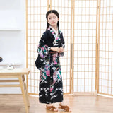 Cute Girl, Japanese Ethnic Style Kimono And Dance