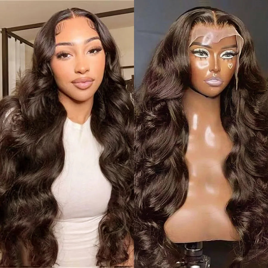 Chocolate Brown Lace Front Wigs Body Wave Lace