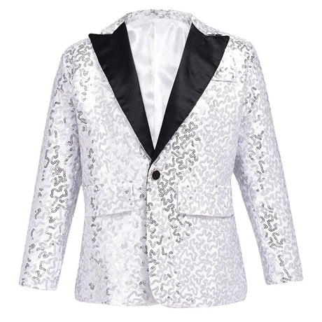 Shiny Sequins Blazer Kid Boy Stylish Jacket Coat