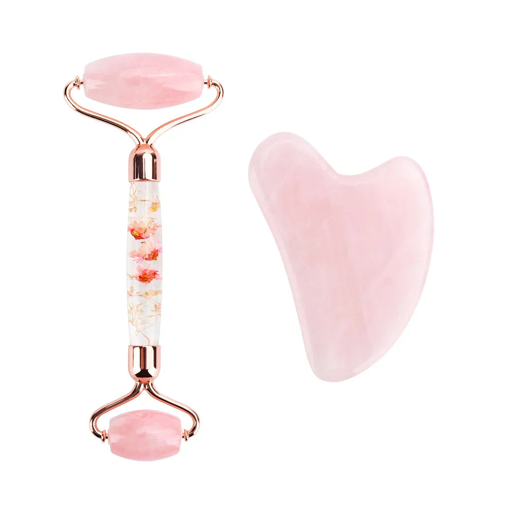 Natural Jade Roller Gua Sha Massager For