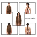 Lace Front Super Long Wavy Wig Middle