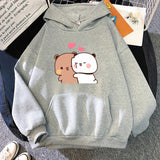 Cartoon Panda Bubu And Dudu Women Hoodie Sweatshirt