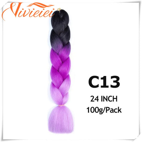 Pink Ombre Jumbo Braids Hair Extensions