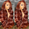 Brazilian Reddish Brown Hd Lace Front